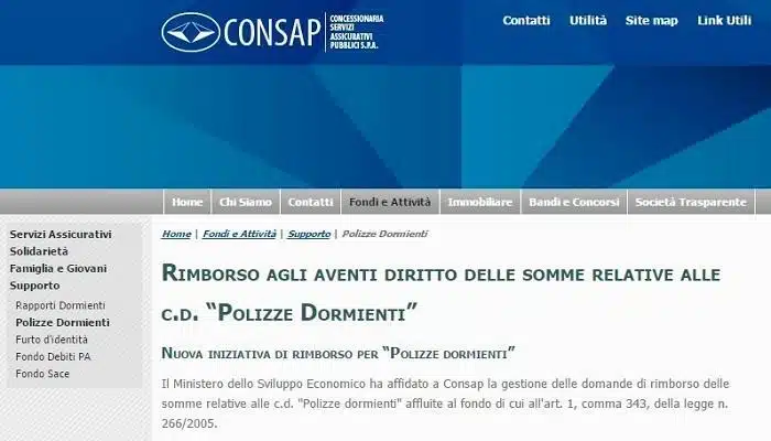 polizze dormienti